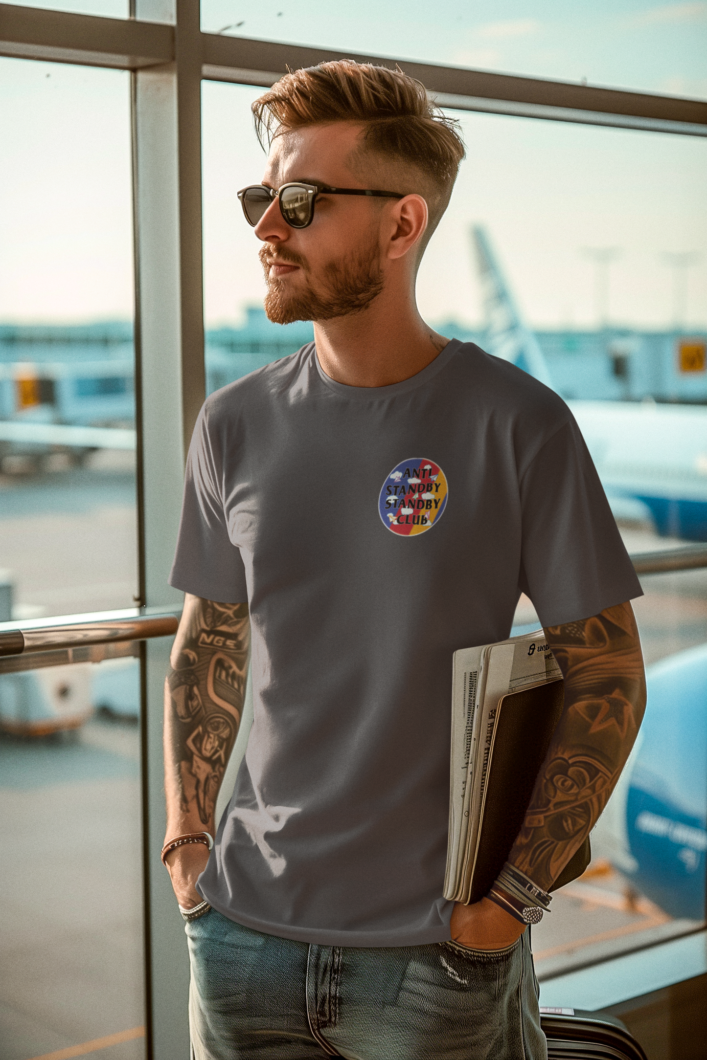 Anti Standby SWA Livery Colored Mens Cotton Shirt