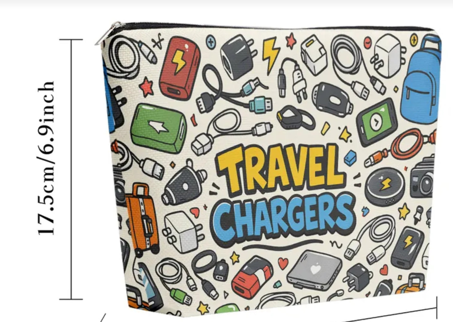 "Travel Chargers" Tote
