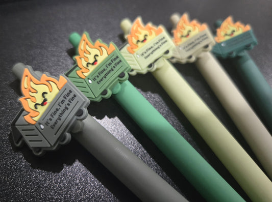 5pk Dumpster Fire Ink pens