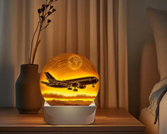 "Soaring Through the Sky" LED Lamp