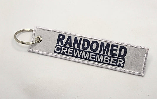 "RANDOMED CREWMEMBER" BAG TAG