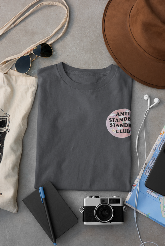 Anti Standby Club (Pink) Mens Cotton Shirt