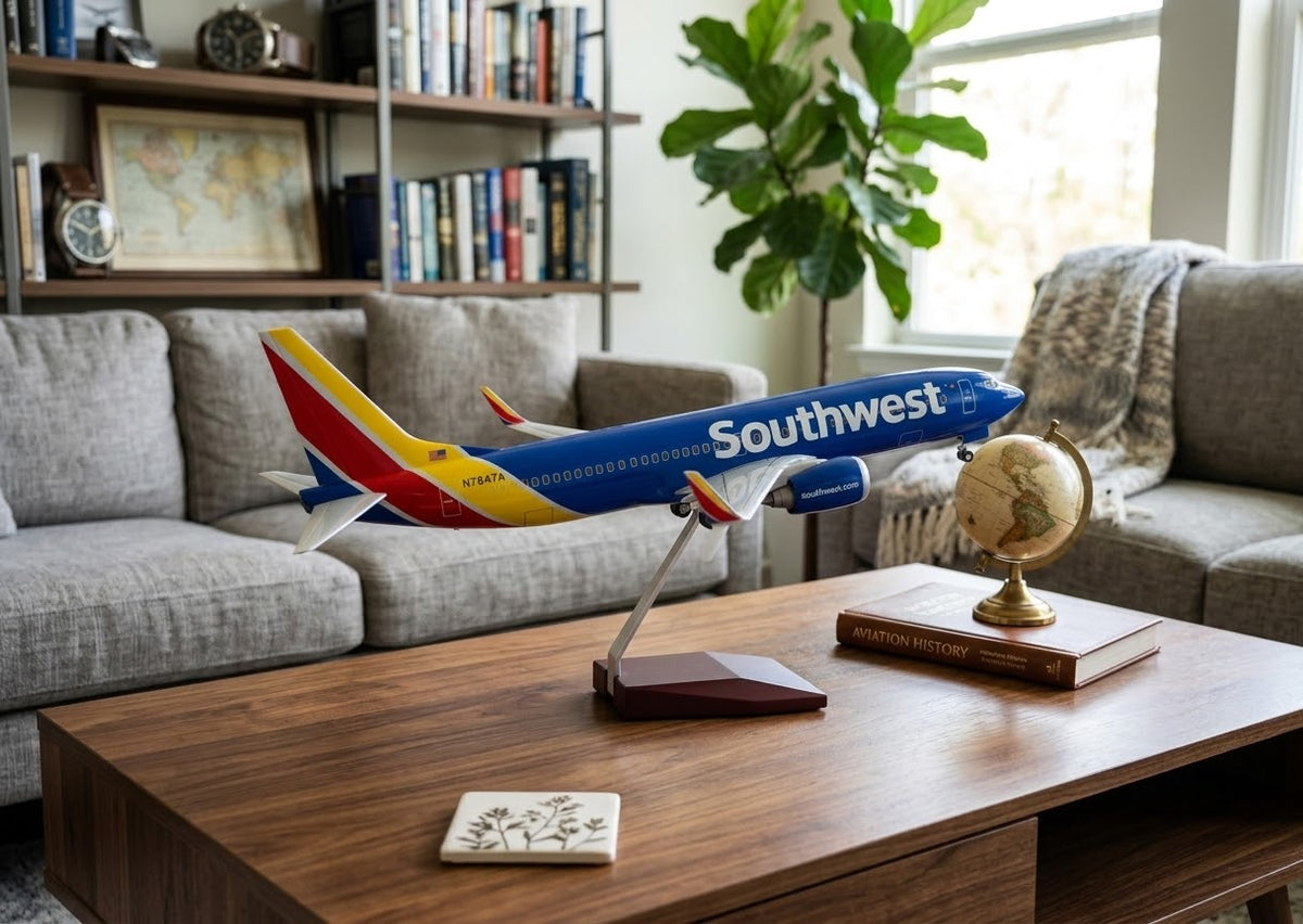 B737-800 Southwest Model Airplane (42cm-18.5 inches)