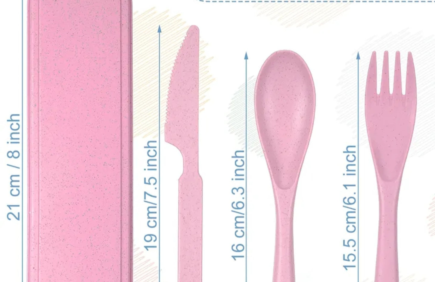 4pc Travel Cutlery Set