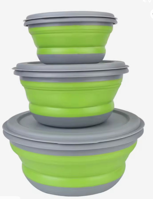 Collapsible Travel Food Bowls