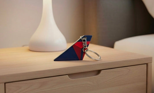 Delta Airplane Tail Key Chain