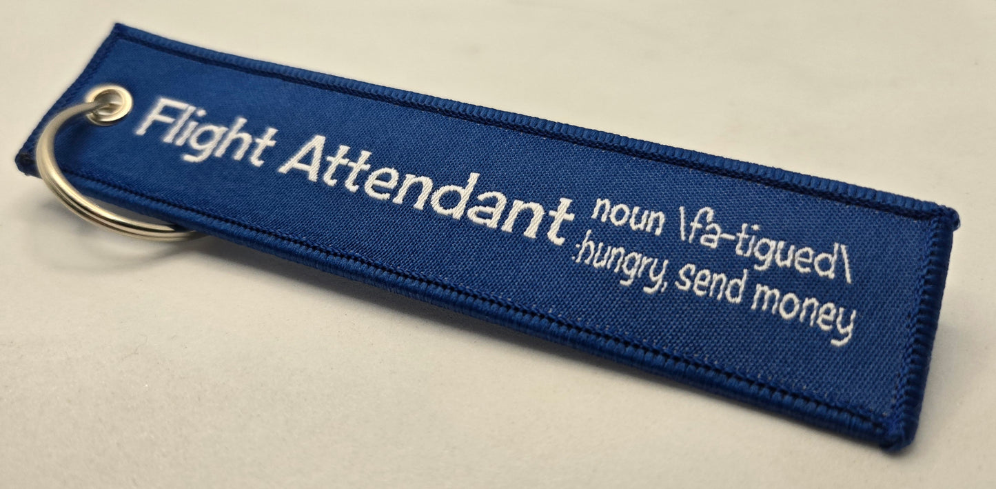 "FLIGHT ATTENDANT" Bag Tag