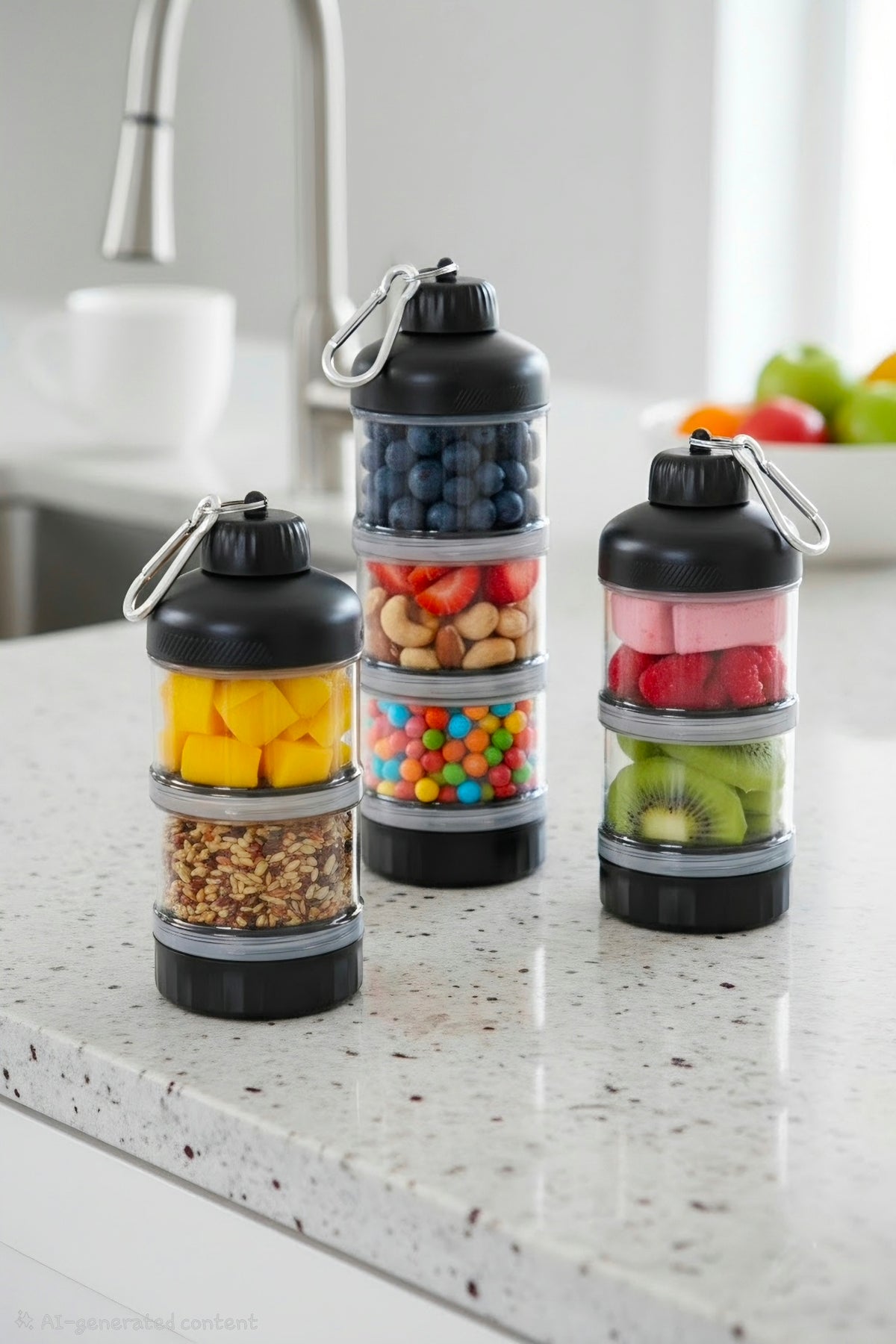 4-1 Stackable Food Storage Tube
