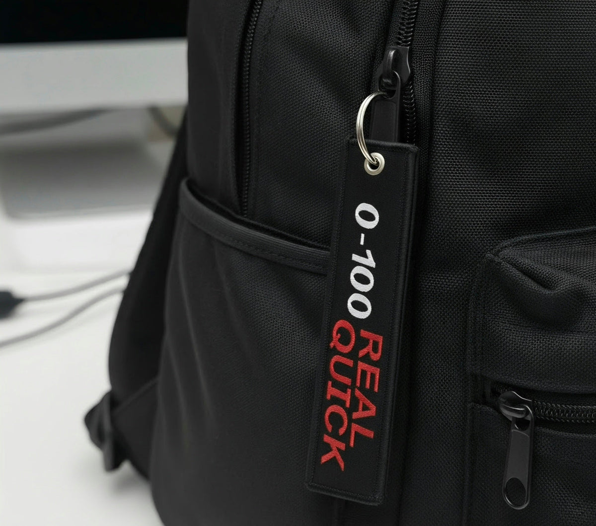 "0-100 REAL QUICK" Airline Bag Tag