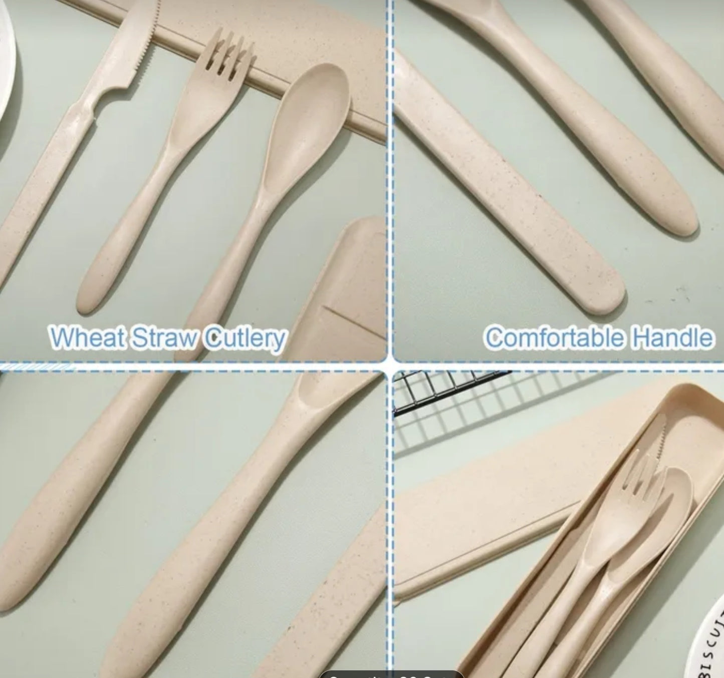 4pc Travel Cutlery Set