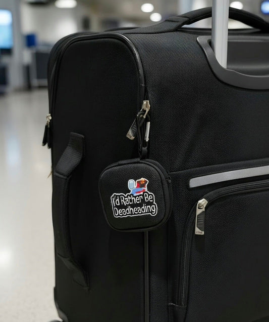 "I'D RATHER BE DEADHEADING" Flying earbud power pouch