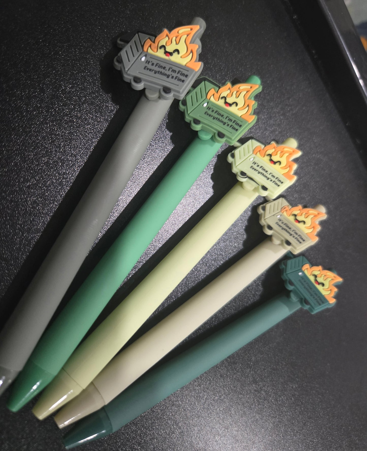 5pk Dumpster Fire Ink pens