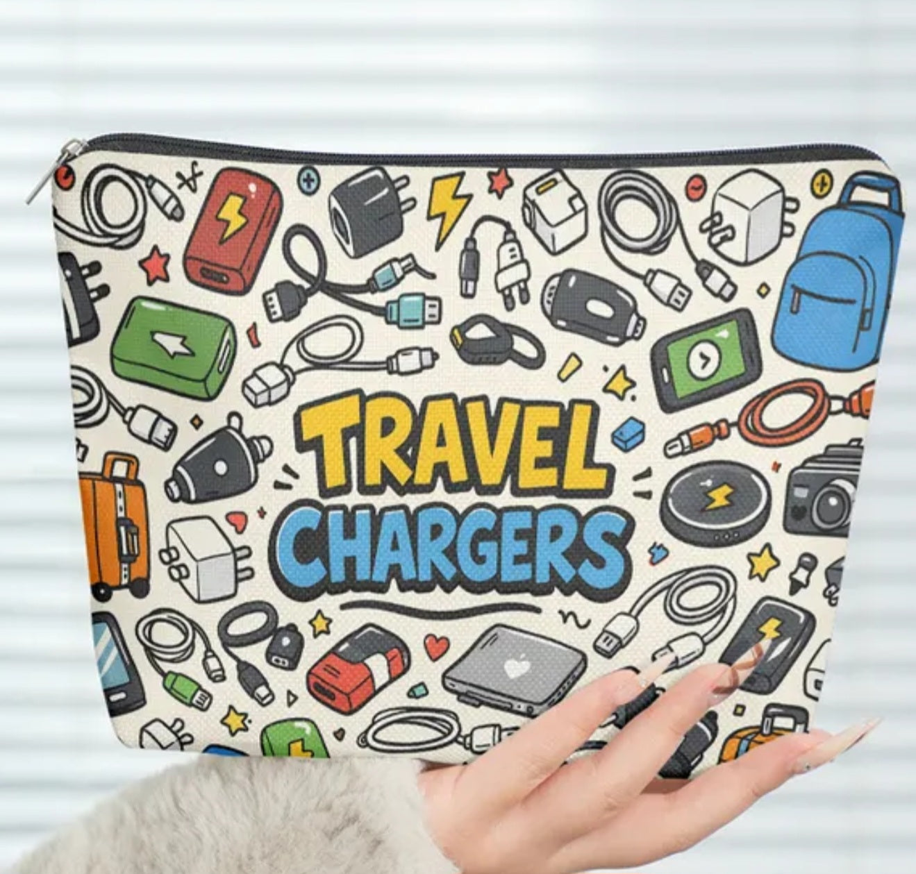 "Travel Chargers" Tote