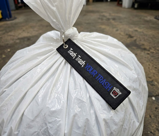 "YOUR TRASH" Bag tag