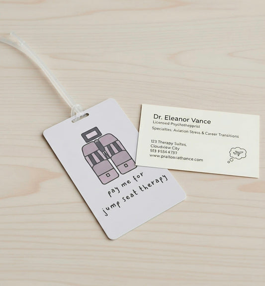 "JUMPSEAT THERAPY" BAG TAG