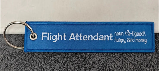 "FLIGHT ATTENDANT" Bag Tag