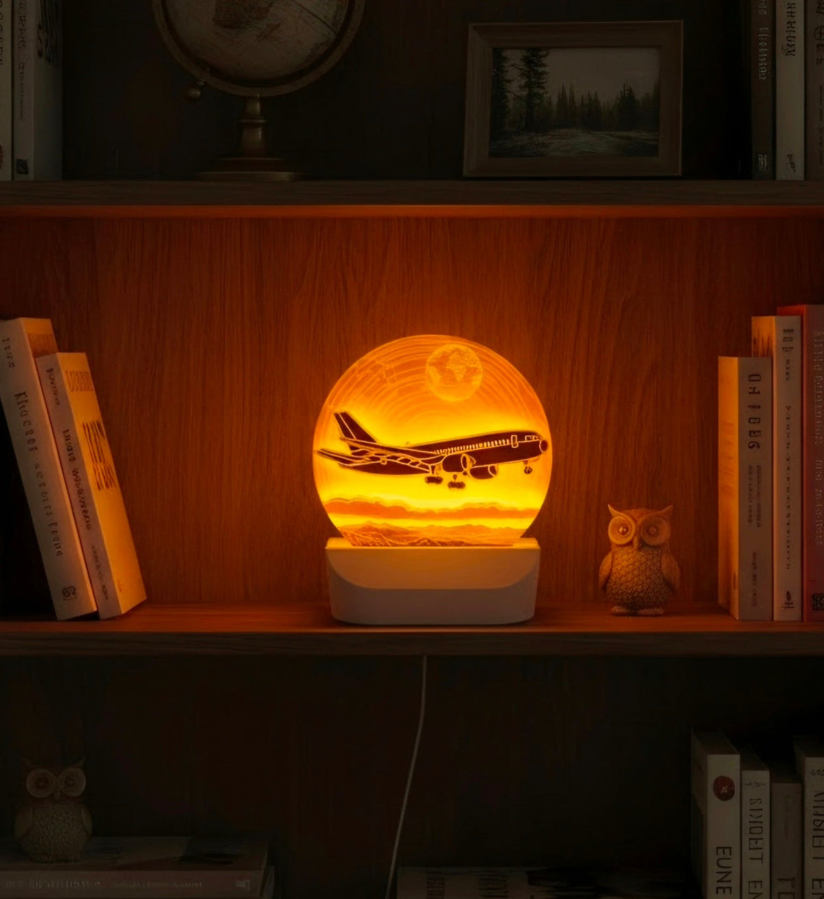 "Soaring Through the Sky" LED Lamp