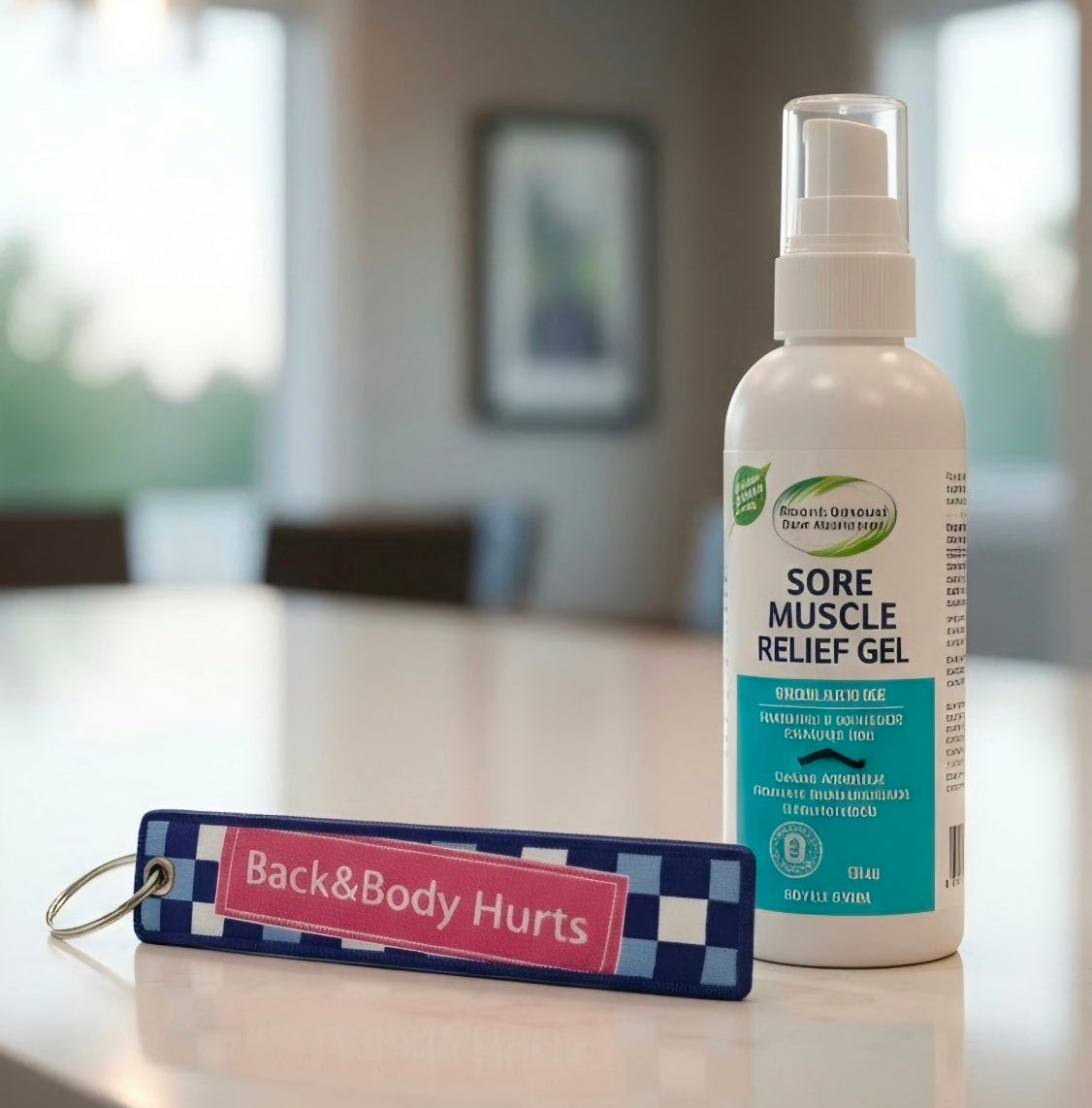 "Back & Body Hurts" Bag Tag