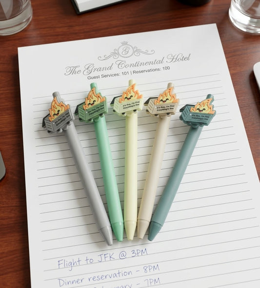 5pk Dumpster Fire Ink pens