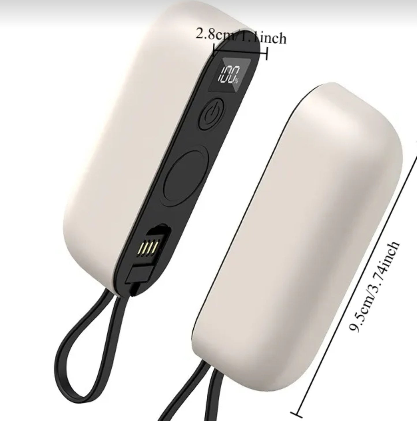 Khaki Rechargeable Handwarmers