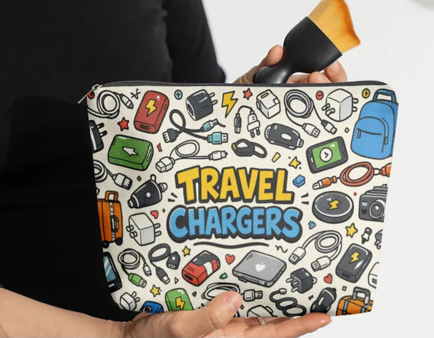 "Travel Chargers" Tote