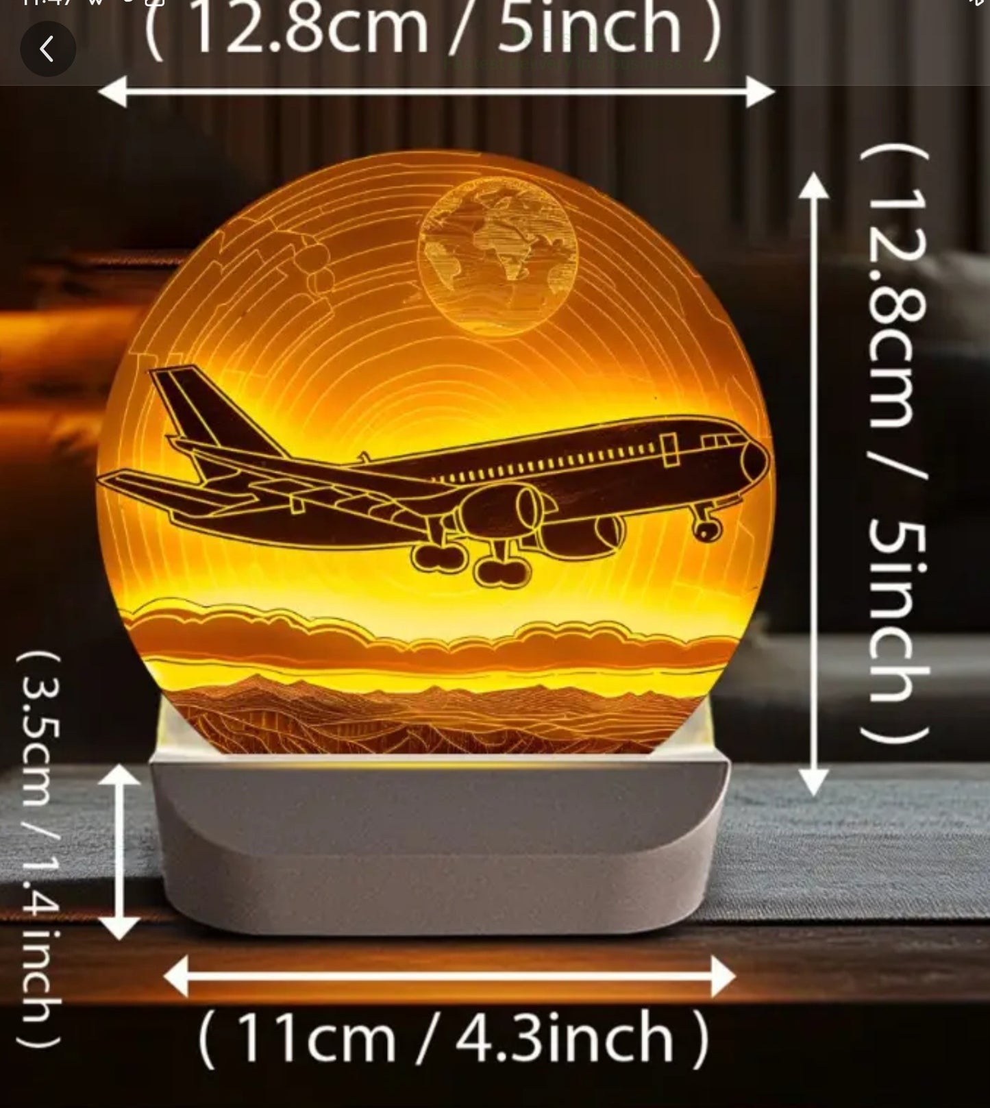 "Soaring Through the Sky" LED Lamp