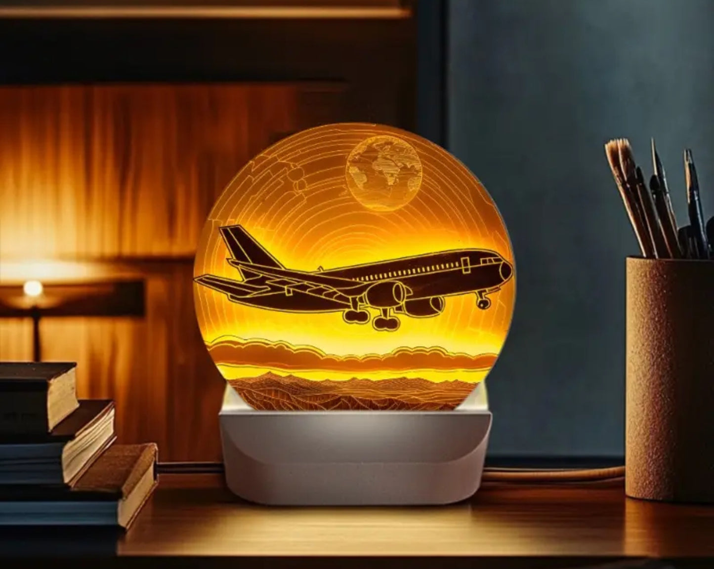 "Soaring Through the Sky" LED Lamp