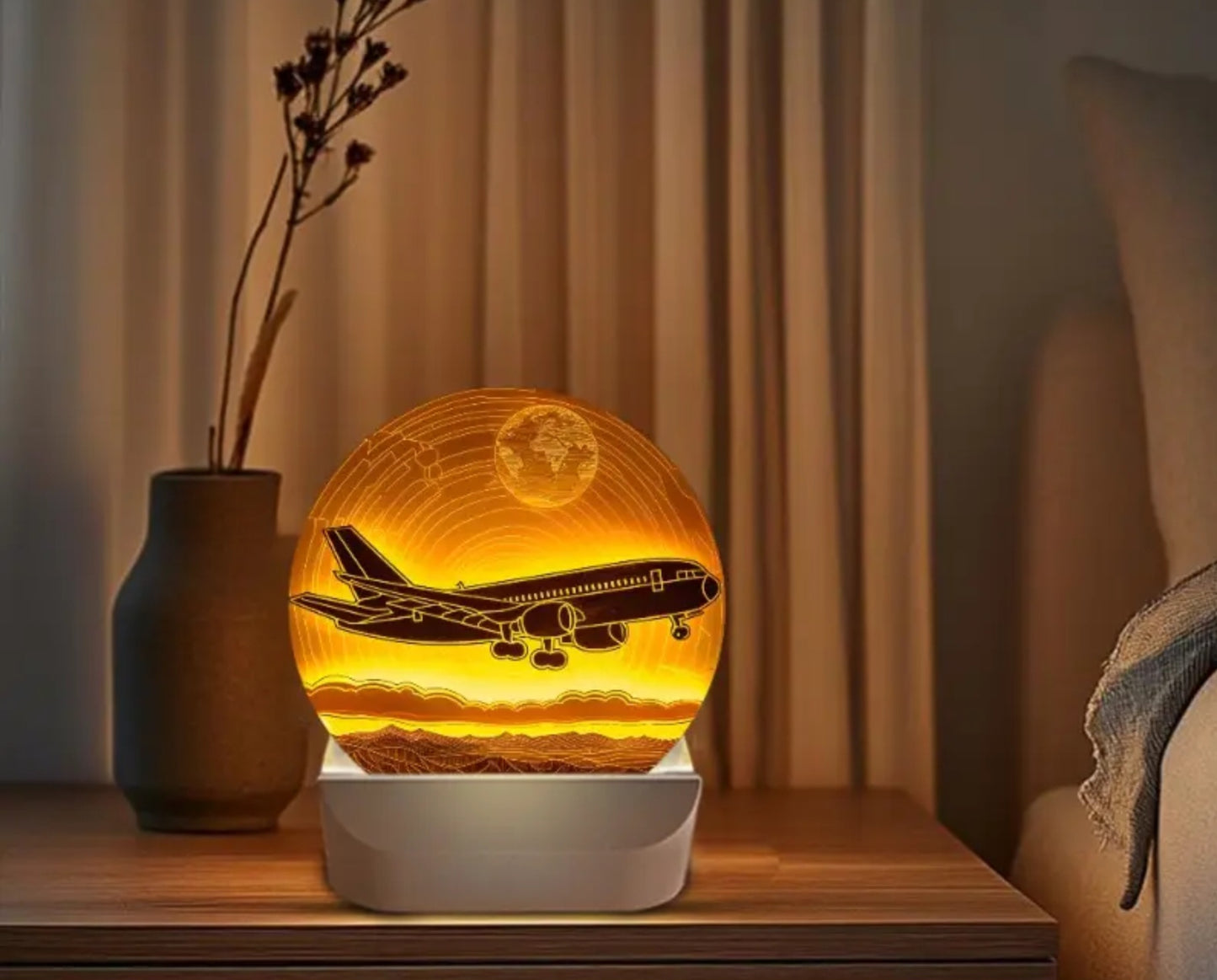 "Soaring Through the Sky" LED Lamp