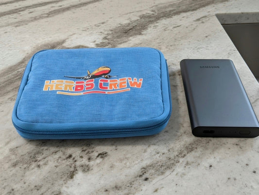 HERB'S CREW Blue Power Pouch