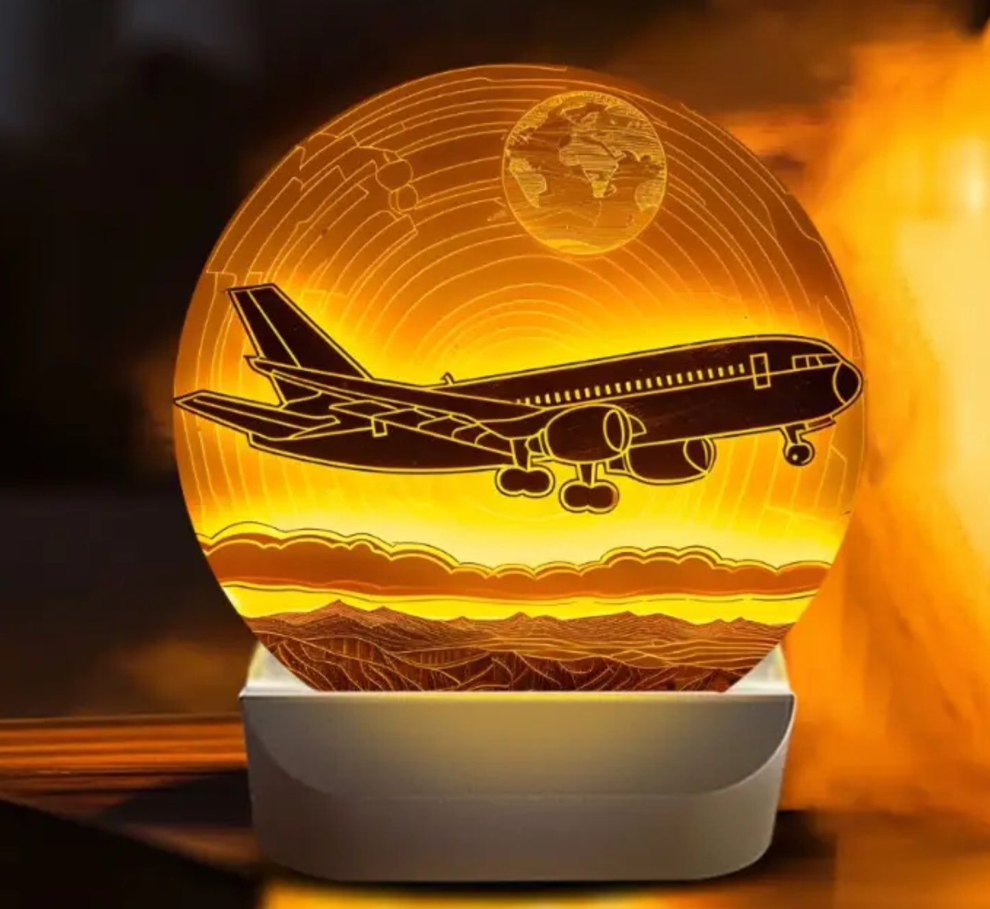"Soaring Through the Sky" LED Lamp