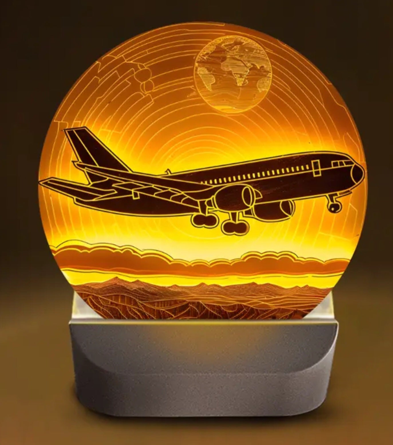 "Soaring Through the Sky" LED Lamp
